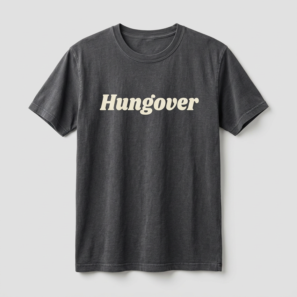 Hungover design mockup