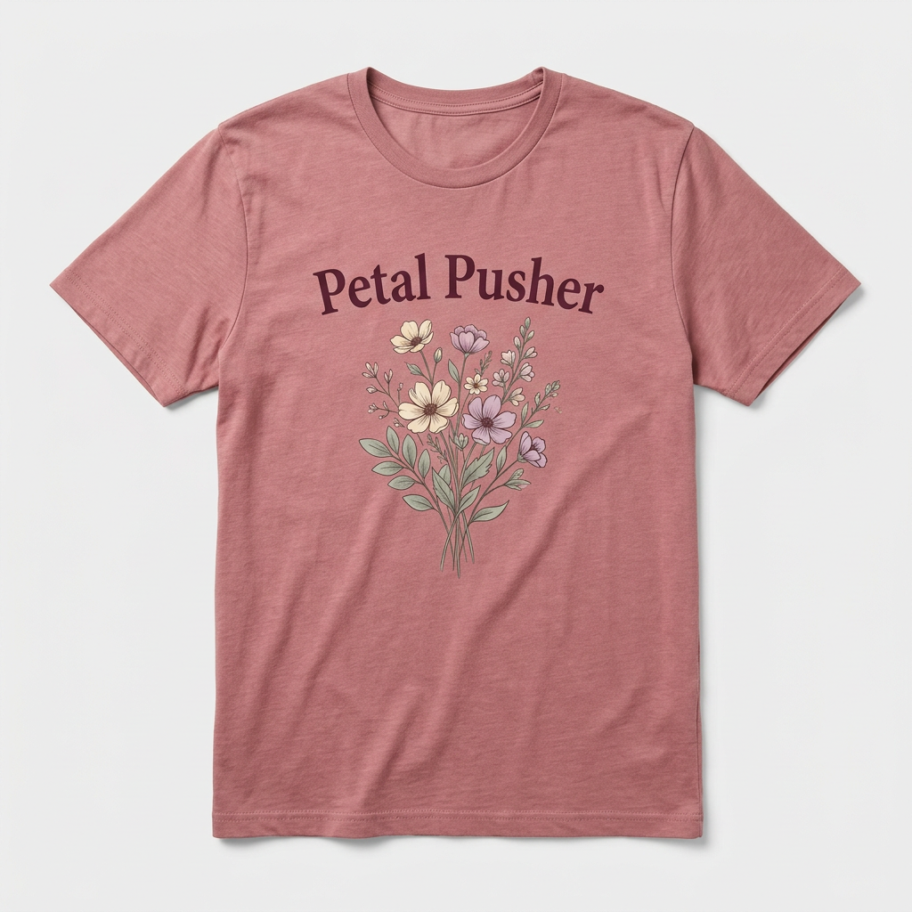 Petal Pusher design mockup