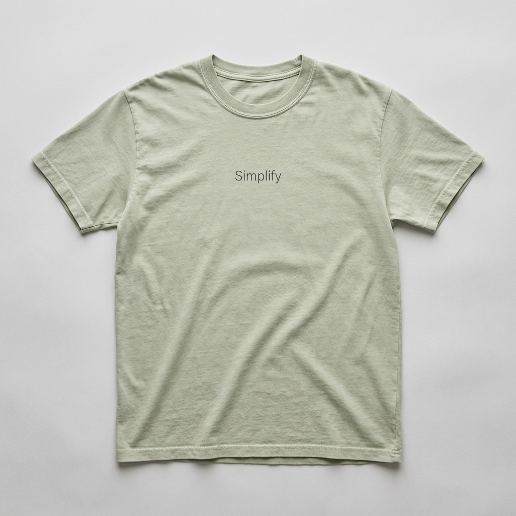 Simplify design mockup