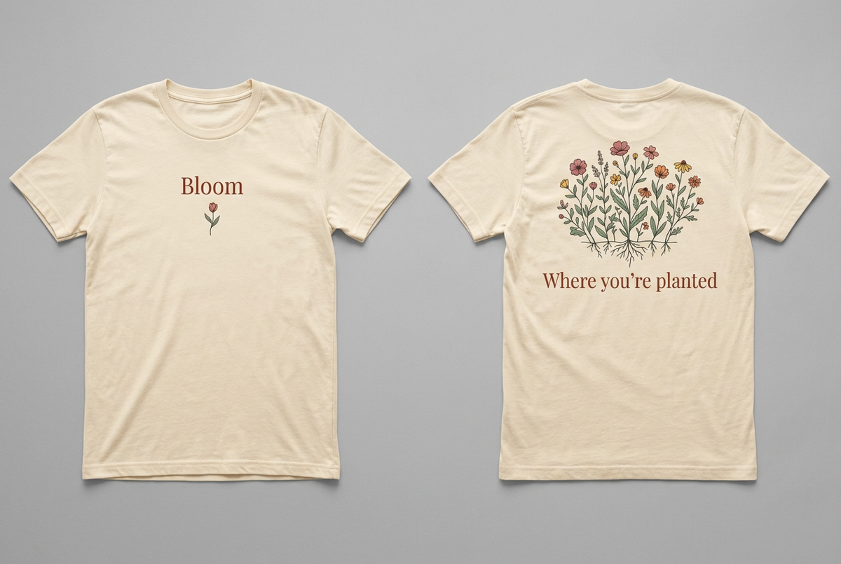 Bloom - Where you’re planted T-Shirt
