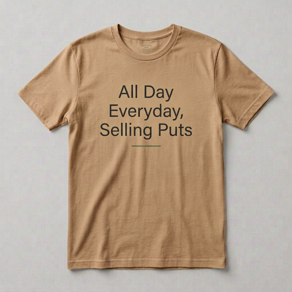 All Day Everyday, Selling Puts design mockup