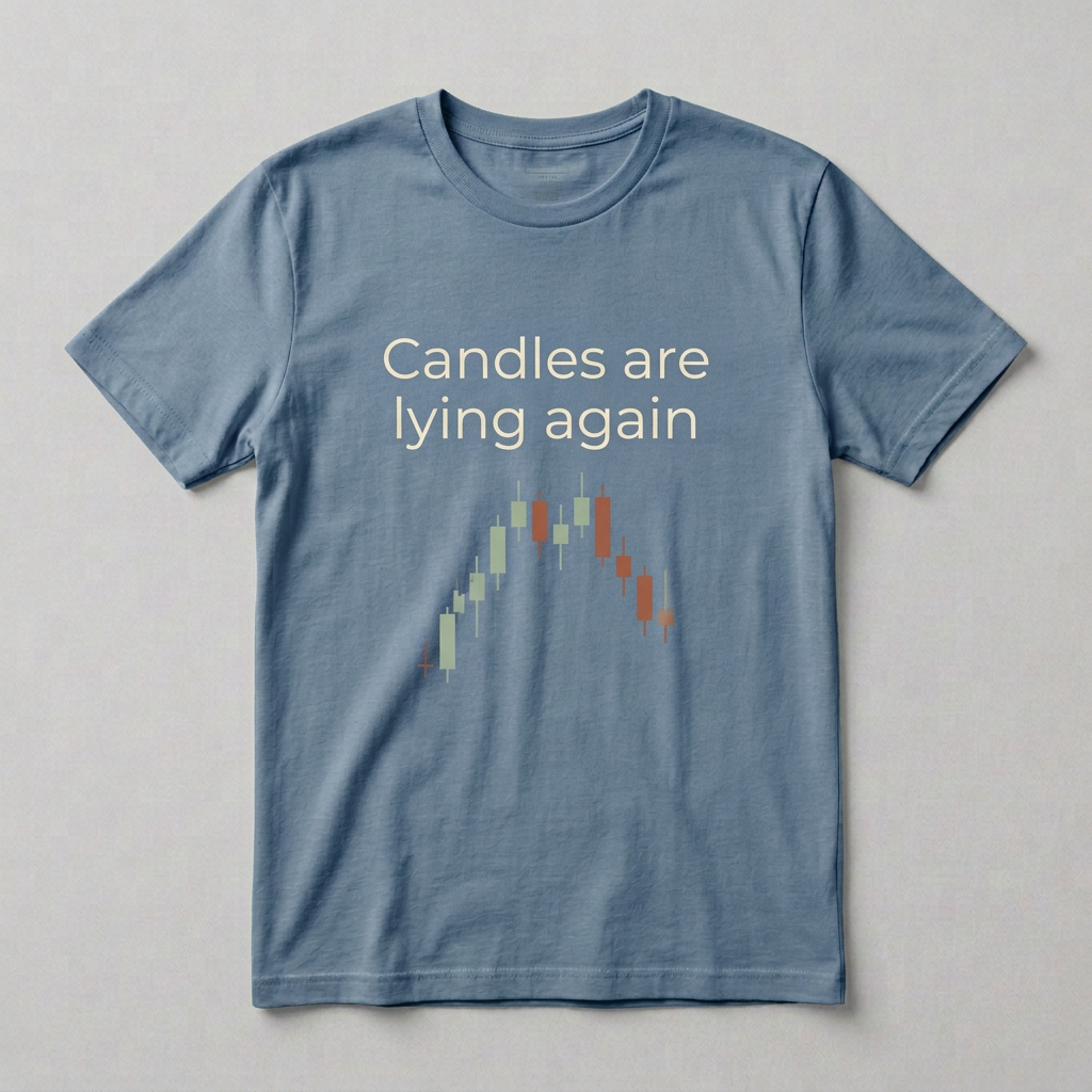 Candles are lying again design mockup