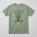 It’s okay to transplant yourself design mockup