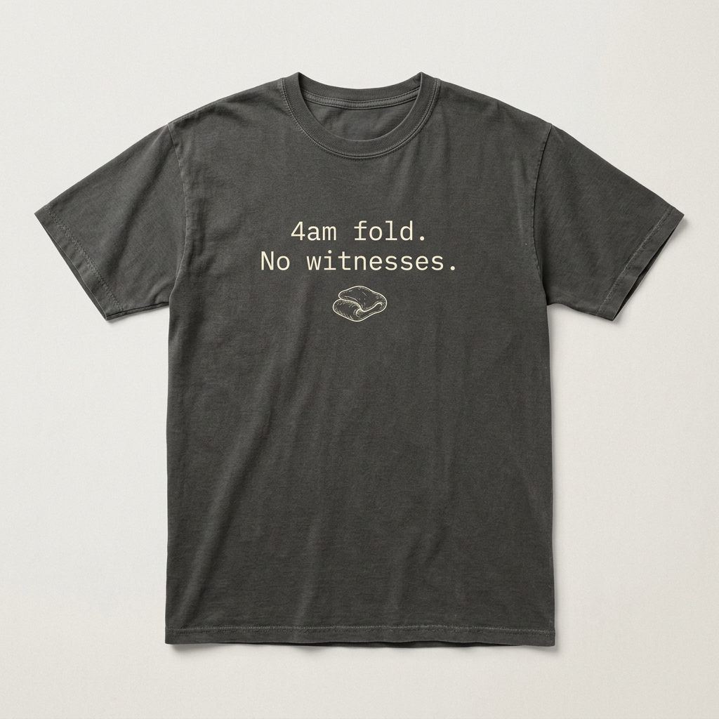 4am fold. No witnesses. design mockup