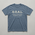 G.O.A.L. Grow, Overcome, Achieve, Learn design mockup