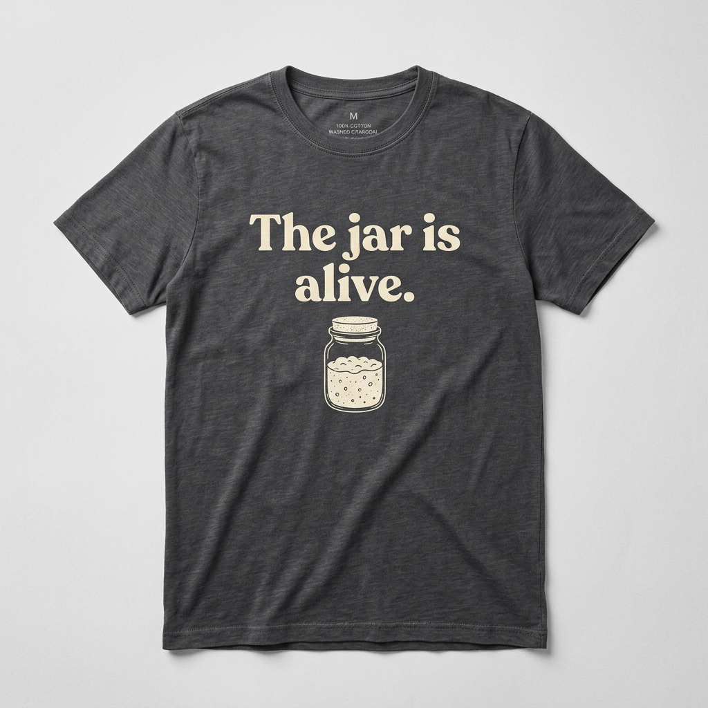 The jar is alive. design mockup