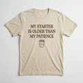 My starter is older than my patience design mockup