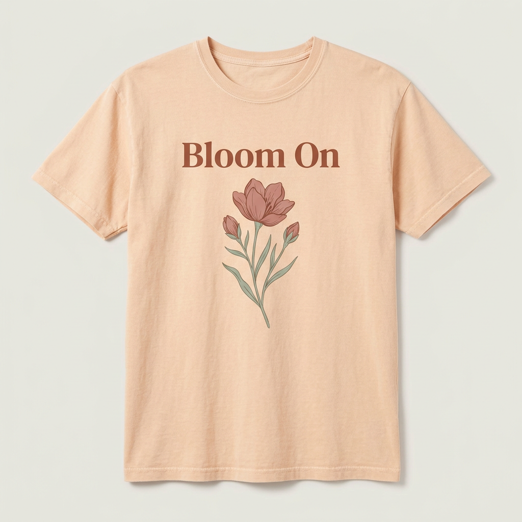 Bloom On design mockup
