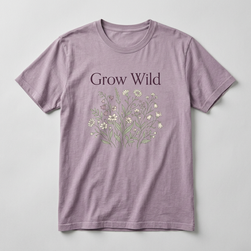 Grow Wild design mockup