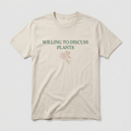 Willing to Discuss Plants design mockup