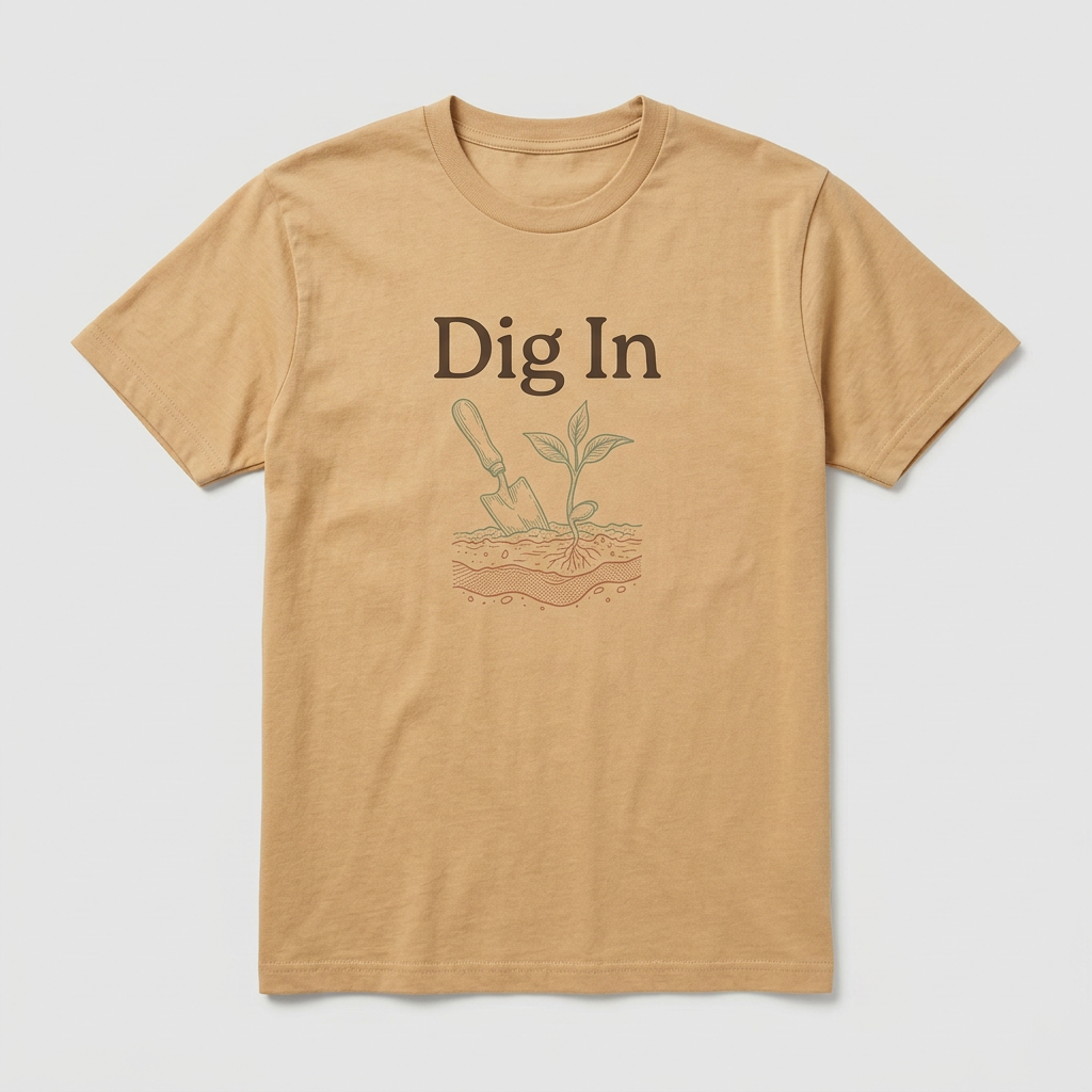 Dig In design mockup