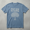 Don’t stop be-leafing design mockup