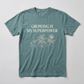 Growing is my superpower design mockup